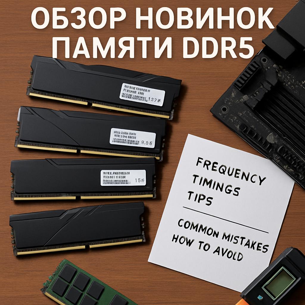 Обзор новинок памяти DDR5: частоты, тайминги и советы по выбору. Частые ошибки при выборе памяти и как их избежать Обзор новинок памяти DDR5: частоты, тайминги и советы по выбору. Частые ошибки при выборе памяти и как их избежать