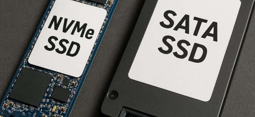 Гайд по выбору SSD: NVMe против SATA — что быстрее и надёжнее