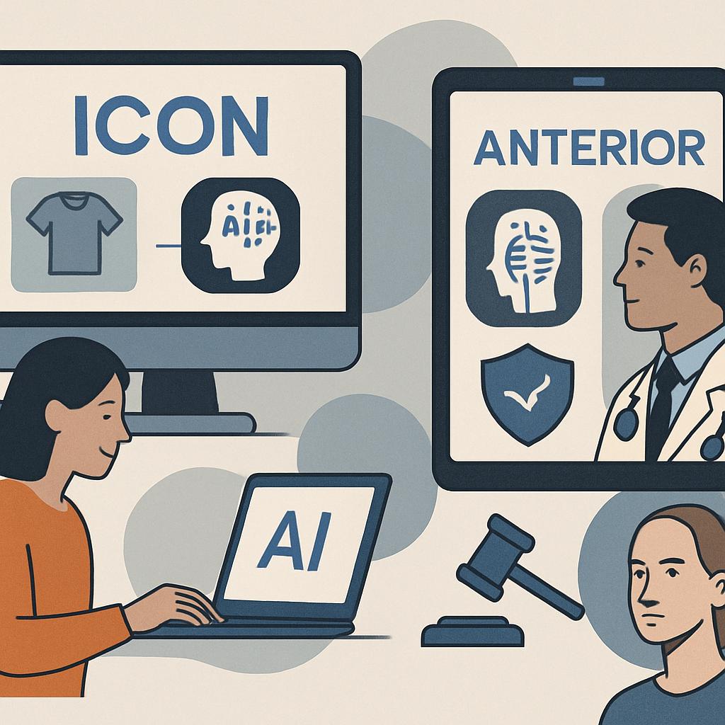 Новые стартапы в AI: от e-commerce до healthcare – обзор Icon и Anterior.. Регуляция, безопасность и этика Новые стартапы в AI: от e-commerce до healthcare – обзор Icon и Anterior.. Регуляция, безопасность и этика