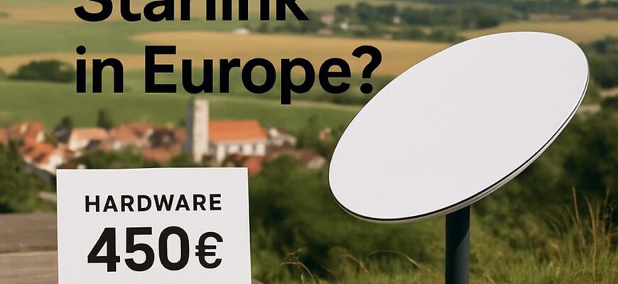 Сколько стоит Starlink в Европе? Разбираем цену по шагам и странам