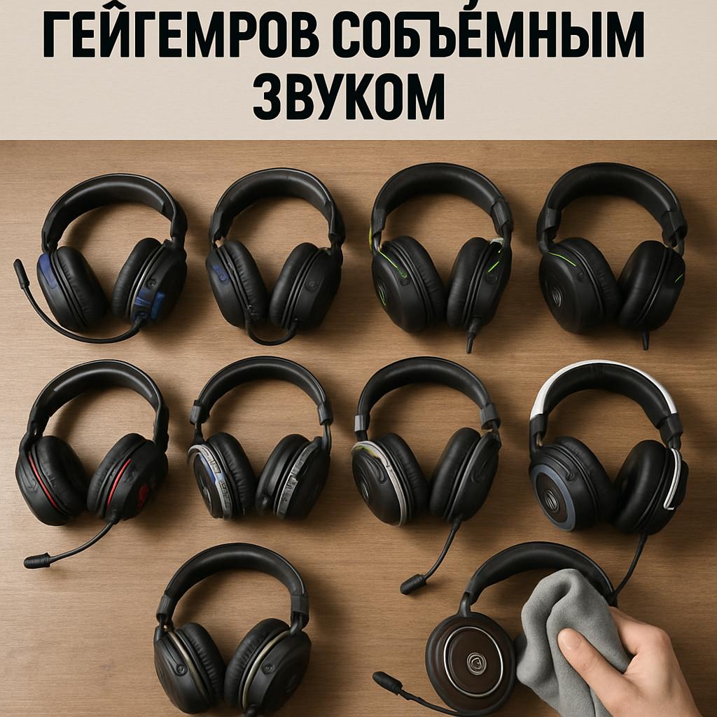 ТОП-10 наушников для геймеров с объёмным звуком. Советы по уходу