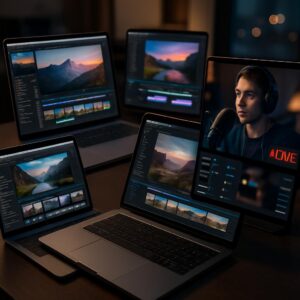Лучшие ноутбуки для видеомонтажа и стриминга в 2025: как выбрать машину, которая не подведёт
