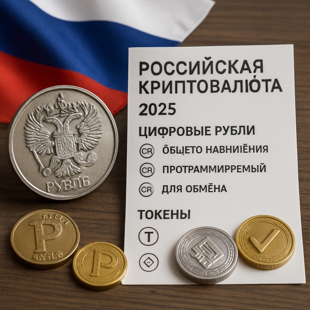 Российская криптовалюта обзор 2025. Краткая сводка по типам цифровых рублей и токенов Российская криптовалюта обзор 2025. Краткая сводка по типам цифровых рублей и токенов