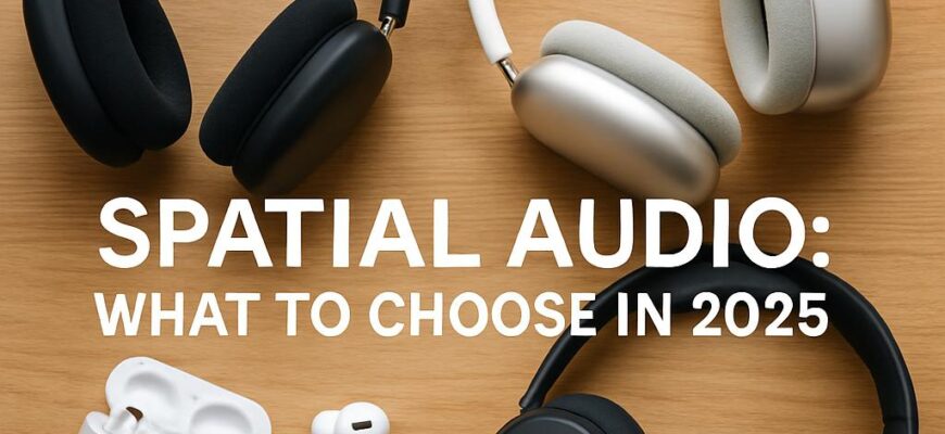 Наушники с поддержкой Spatial Audio: что выбрать в 2025 — практическое руководство