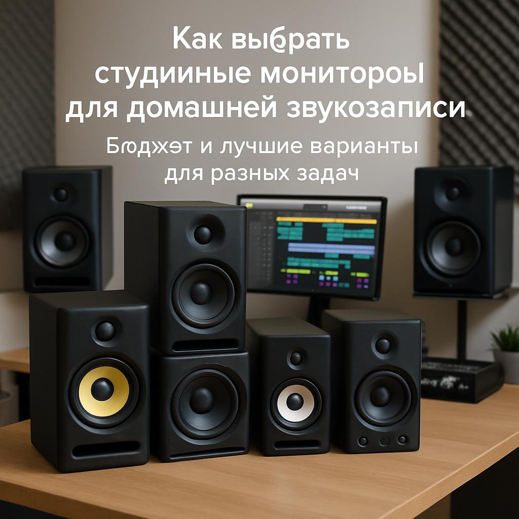 Как выбрать студийные мониторы для домашней звукозаписи. Бюджет и лучшие варианты для разных задач Как выбрать студийные мониторы для домашней звукозаписи. Бюджет и лучшие варианты для разных задач
