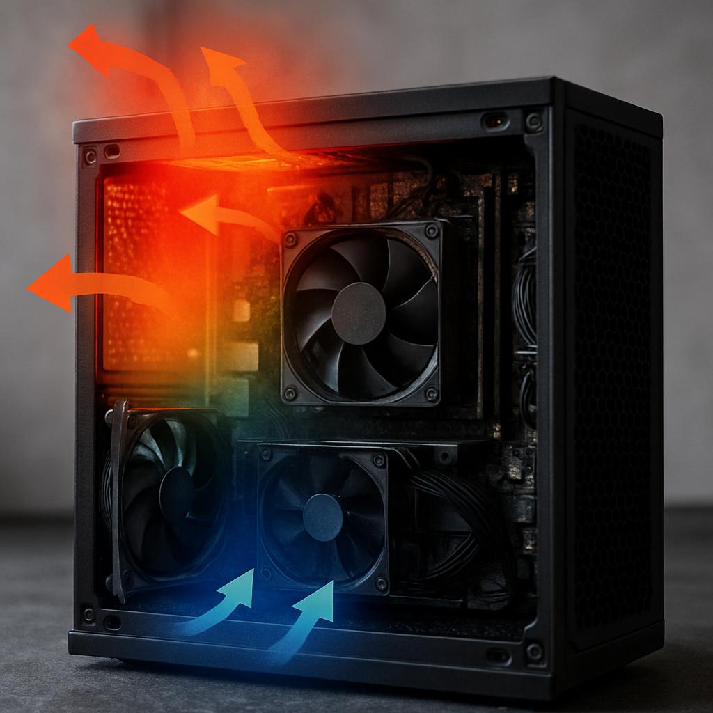 Как организовать эффективное охлаждение в маленьком корпусе. Понимаем физику: почему в маленьком корпусе тепло скапливается Как организовать эффективное охлаждение в маленьком корпусе. Понимаем физику: почему в маленьком корпусе тепло скапливается
