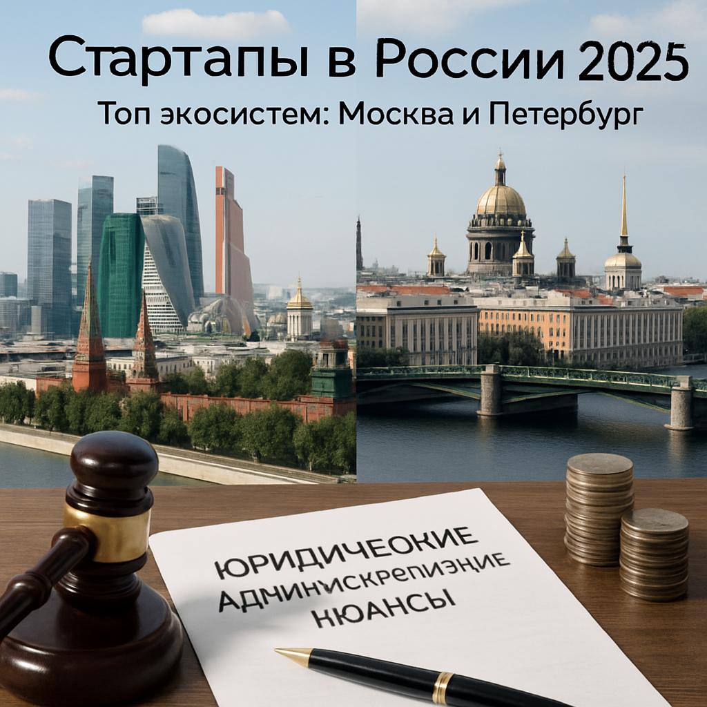 Стартапы в России 2025: топ экосистем вроде Москвы и Петербурга.. Юридические и административные нюансы Стартапы в России 2025: топ экосистем вроде Москвы и Петербурга.. Юридические и административные нюансы